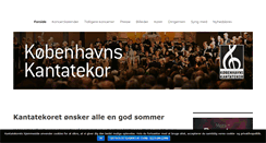 Desktop Screenshot of kantatekor.dk