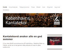 Tablet Screenshot of kantatekor.dk